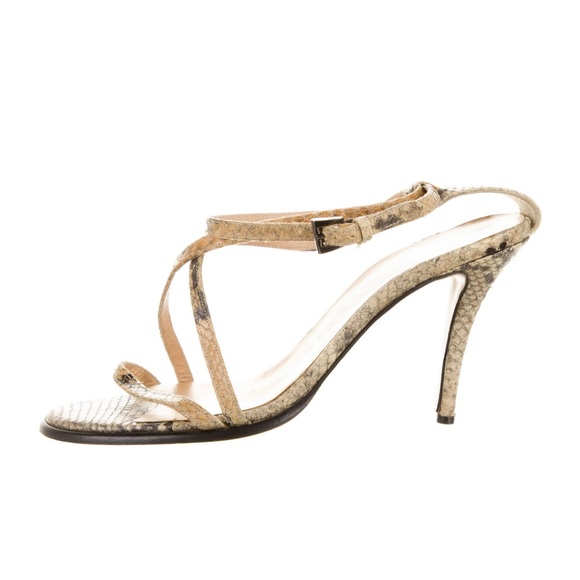 Walter Steiger 🐍 | Python Strappy Heels - Picture 4 of 5